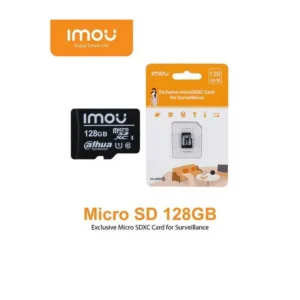 Imou ST2-128-S1 – MicroSD 128GB Clase 10 U3 V30 para Cámaras de Seguridad