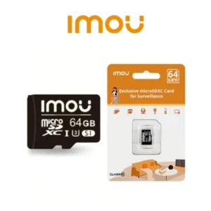 Imou ST2-64-S1 – MicroSD 64GB Clase 10 U3 V30 para Cámaras de Seguridad
